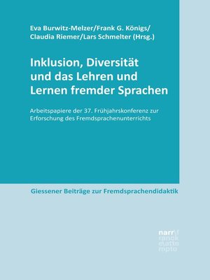 cover image of Inklusion, Diversität und das Lehren und Lernen fremder Sprachen